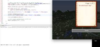 You can clone several copies of a written book by adding more books and quills in the. 1 16 5 Opening Book Produces Invalid Tag Spigotmc High Performance Minecraft