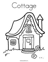 Also, you can download any images for free. Cottage Coloring Page Twisty Noodle