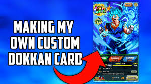 Make your trading cards stand out and get noticed with a variety of printing options. Making My Own Custom Dokkan Battle Card Dbz Dokkan Battle Youtube