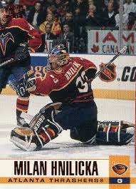 Milan hnilička (born june 25, 1973 in litoměřice, czechoslovakia) is a former czech ice hockey goalie who played in the national hockey league for the new york rangers, atlanta thrashers and the los angeles kings. 2003 04 Milan Hnilicka Collection