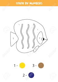 Sit and relax while you colour in this stunning fish circle colouring page, which is bound to look fantastic whichever colours you choose! Coloring Page With Cute Cartoon Sea Fish Educational Game For Kids Royalty Free Cliparts Vectors And Stock Illustration Image 144233933