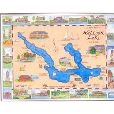 Map Of Walloon Lake Mi My Mom In Law Lives On That Lake