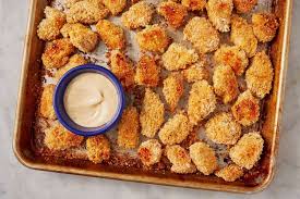 This Baked Popcorn Chicken Will Make You Swear Off Kfc Forever Recipe Baked Popcorn Chicken Popcorn Chicken Recipe Popcorn Chicken