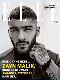 Black And White Elle Magazine Cover Zayn Malik Covers Elle Uk Dishes On Music Style Social Media Zayn Malik Zayn Mens Haircuts Short