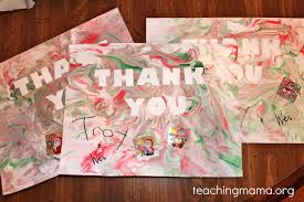 Last year it was thumbprint robin thank you cards, this year it is fingerprint monster thank you cards. Christmas Thank You Cards Kids Can Make