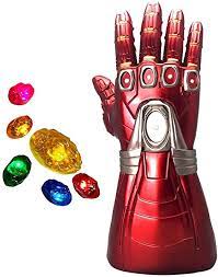 We may earn money from the links on this page. Amazon Com Xxf Iron Man Infinity Gauntlet Iron Man Infinity Glove Led With Removable Magnet Infinity Stones 3 Flash Mode Red Clothing Shoes Jewelry