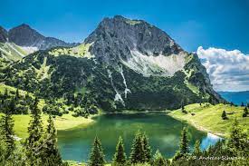 Der untere gaisalpsee entwässert über eine steilstufe. Unterer Gaisalpsee Foto Bild Landschaft Berge Bergseen Bilder Auf Fotocommunity