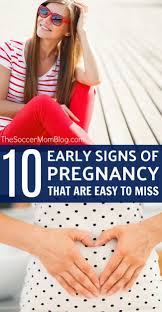 Maybe you would like to learn more about one of these? 10 Tell Tale Early Pregnancy Symptoms Before Your First Missed Period