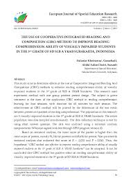 Worksheet ideas year comprehension worksheets pdf free reading comprehension grade 1 mobi download wasi shah books free. Pdf The Use Of Cooperative Integrated Reading And Composition Circ Method To Improve Reading Comprehension Ability Of Visually Impaired Students In The 3rd Grade Of Sd Slb A Ykab Surakarta Indonesia