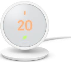 Plumber showing a nest learning thermostat installation onto a viessmann boiler. Buy Google Nest Thermostat E Free Delivery Currys