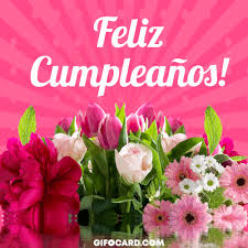 The best gifs of feliz cumpleanos on the gifer website. Spanish Happy Birthday Gif Ecards Free Download Click To Send
