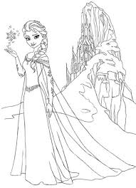 Download now and start to color, paint or doodle this magical coloring. Elsa Full Body Elsa Frozen 2 Coloring Pages