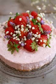It's creamy without being overly rich, gently almond flavored and just sweet enough. No Bake Strawberry Cheesecake Recipe Gemma S Bigger Bolder Baking