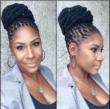 Love This Bun Locs Hairstyles Hair Styles Natural Hair Styles
