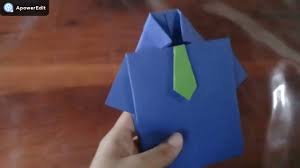 Ori memiliki arti lipat sedangkan kami berarti kertas. Camisa Origami Facil Y Sencillo Manualidades Para Dia Del Padre Manualidades En Casa