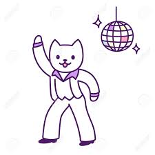 Funny Disco Dancer Cat Drawing Cartoon Dancing Character Vector Illustration Sponsored Cat Drawing Dancer Drawings Cat Drawing Vector Illustration