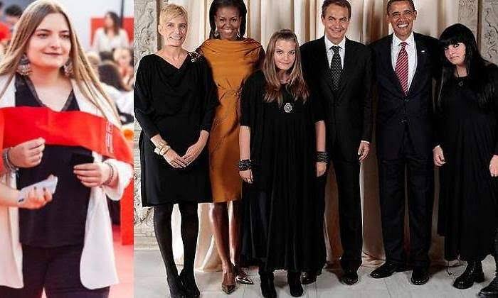 Alba, la hija pequeña de Zapatero, se gradúa en una de las universidades  privadas más caras de España