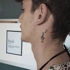 Music Is The Architecture Of Sounds Hugiart Tattoo Tattos Piercing Newtattoo Tatuaje Dovme Bakirkoy Taks Neck Tattoo Tattoos Music Tattoo