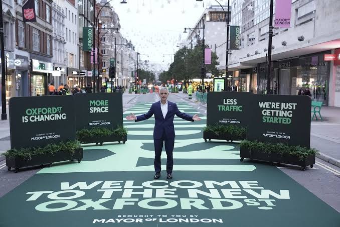 Khan hails traffic-free Oxford St as 'truly momentous occasion for the capital' | ITV News