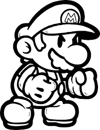 Super Mario Boxing Coloring Page Wecoloringpage Supermario