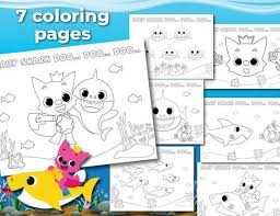 Color wonder baby shark coloring pages and markers set $13.98. Baby Shark For Coloring Whitesbelfast Com