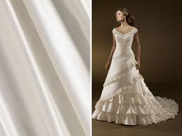 wedding dress material and fabrics