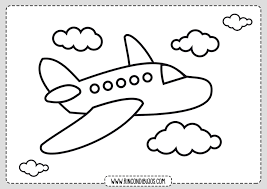 Dibujos De Aviones Para Colorear