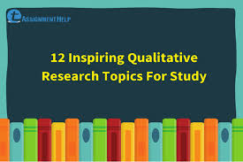 Qualitative researchers want those who are studied to speak for themselves, to provide their perspectives in words and other actions. 12 Inspiring Qualitative Research Topics For Study Total Assignment Help