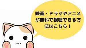 無料 映画 ドラマやアニメが無料で視聴できる方法 ドラマ映画 ドラマ アニメ