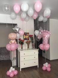 Welcom home sign for front door. Baby Girl Welcome Baby Girls Baby Girl Decor Baby Shower Balloons