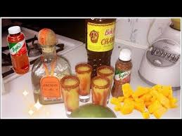 Mango Shots Youtube In 2020 Alcohol Drink Recipes Liquor Recipes Mango Shot Recipe