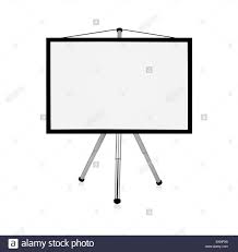 Blank Flip Chart Stock Photo 80998912 Alamy