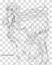 Asuna with kirito on the cover of the sword art online comic anthology. Page 11 Asuna Transparent Background Png Cliparts Free Download Hiclipart