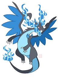 Mega Charizard X Part Of A Recent Commission To Draw Mega Charizard X But With Shiny Charizard Colors Figured I D Chan Anime Shows Pokemon Movies Cool Pokemon