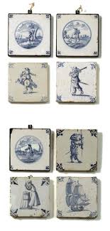 A Collection Of Dutch Blue And White Delft Tiles Mostly 17th Century Delft Tiles Delft Blue And White
