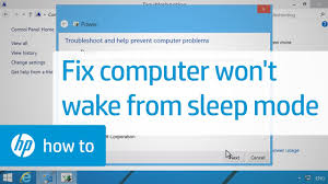 Mouse movement to wake up computer from sleep, will not work. The Computer Will Not Wake Up From Sleep Or Hibernate Mode Windows 8 Hp Youtube