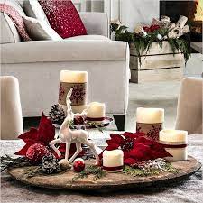 Find that perfect log for your table and drill small holes lengthwise to add small tealight candles. Coffee Table Christmas Decorations 10 Decorecent Christmas Coffee Table Decor Holiday Coffee Table Decor Christmas Table Settings