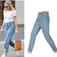 À chaque femme sa coupe de jean ! China New Design Wholesale Boy Friend Pants Loose Straight Woman Private Label Denim Jeans China Denim Jeans And Jeans Price