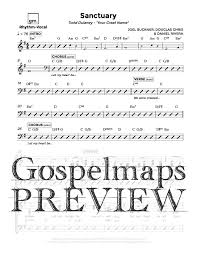 Gospelmaps Sanctuary Rhythm Vocal And Chord Charts