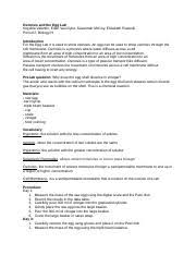 Egg osmosis _ introduction according to the anatomy and physiology textbook. Egg Osmosis Lab Pdf Name Noah Butler Egg Osmosis Lab Purpose The Purpose Of This Lab Is To Demonstrate What Happens When An Animal Cell Is Exposed Course Hero