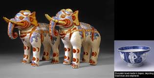Kakiemon Elephants Porcelain From Japan 100 Objects British Museum Check out our porcelain elephant selection for the very best in unique or custom, handmade pieces from our ornaments shops.