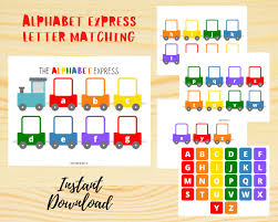 Alphabet express early learning center was established in 1996. Alphabet Express Letter Matching Activity Instant Download Etsy Australia