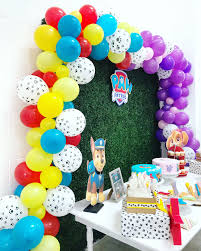 Balloon 5th Birthday Decoration Ideas For Boy Paw Patrol Party Paw Patrol Party Decorations Paw Patrol Birthday Party Paw Patrol Party