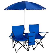 This sleeping chair is a fantastically comfortable chair. Best Choice Products Picnic Double Folding Chair With Umbrella Table Cooler Walmart Com Walmart Com