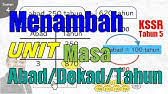 Dekad b jangka masa sepuluh tahun. Penukaran Unit Masa Dekad Kepada Tahun Youtube