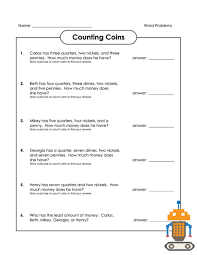 Coloring Page Word Problems Money Word Problems Word Problem Worksheets