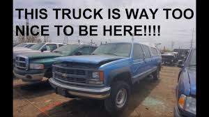 This Obs Chevy Crew Cab Is Way Too Nice To Be At The Junk Yard Youtube