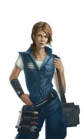 Space Station Mechanic By M Whistler On Deviantart Sci Fi Woman Mechanic Girl Mechanics