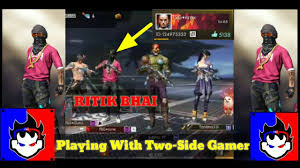 Byy guys see u in the next video peaceout. Playing With Two Side Gamers Tsg Ritik Garena Free Fire Youtube