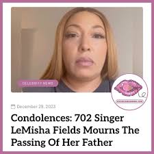 CONDOLENCES: 702 singer LeMisha Fields is mourning the passing of her  father. This is the third family member she's lost since September.  🙏🏾🖤🍦 #LinkInBio⁠ ⁠ #LeMishaFields #702 #Condolences #PrayersUp  #IceCreamConvos
